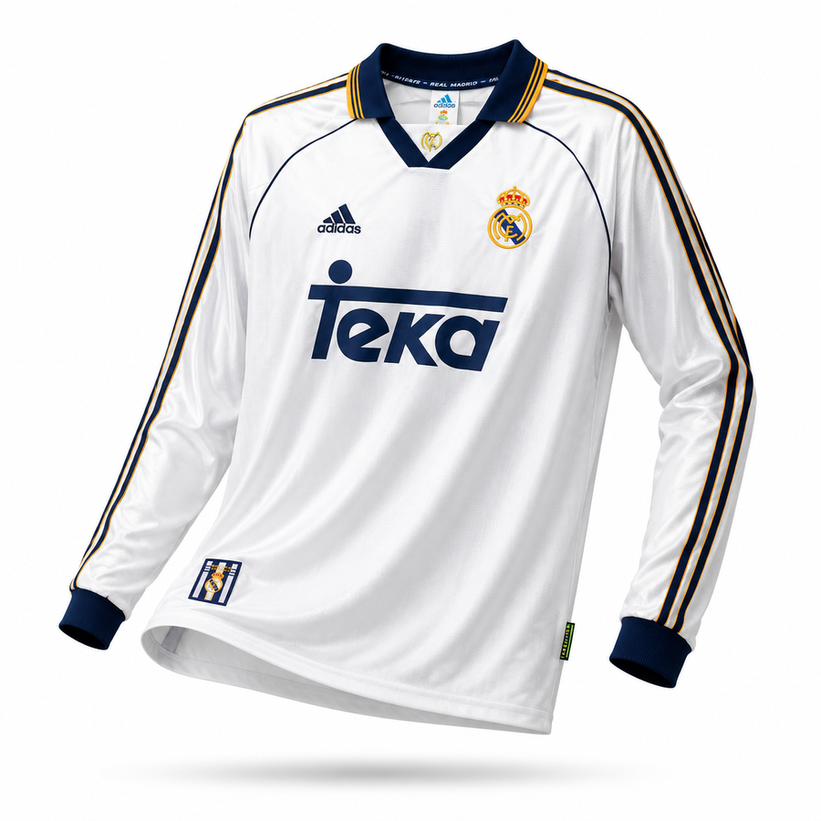 Real Madrid 1999/00 Long-Sleeve Jersey (Retro)