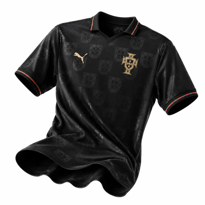 Portugal National Team Youth Puma Eusebio Special Edition Jersey Kit - (Player Version)