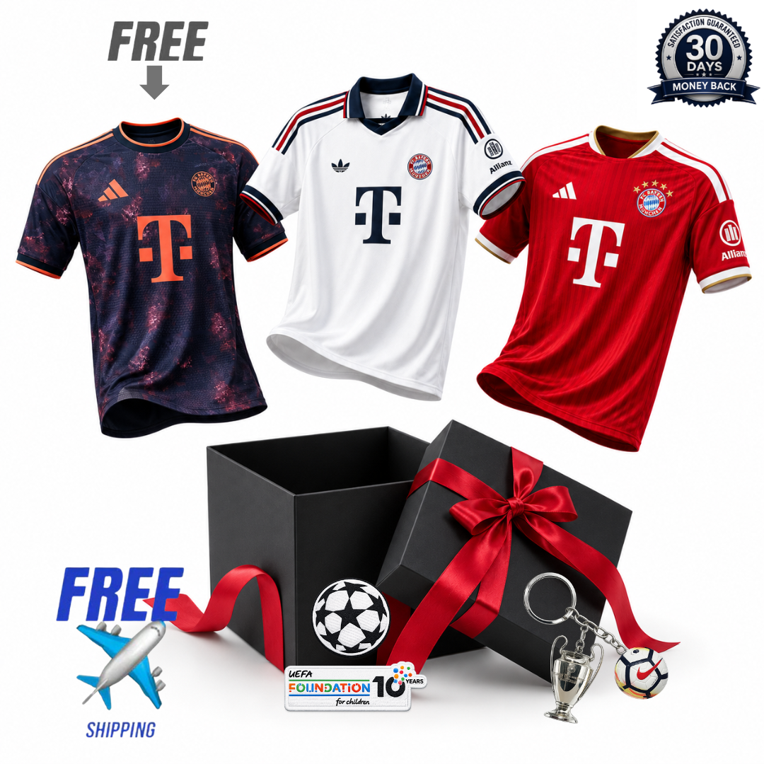 FC Bayern 2026/27 3-Shirt Kit (Player Version)