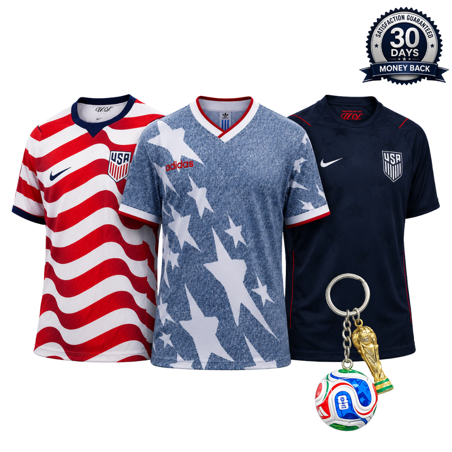 USA United States 2026 World Cup 3-Shirt Kit