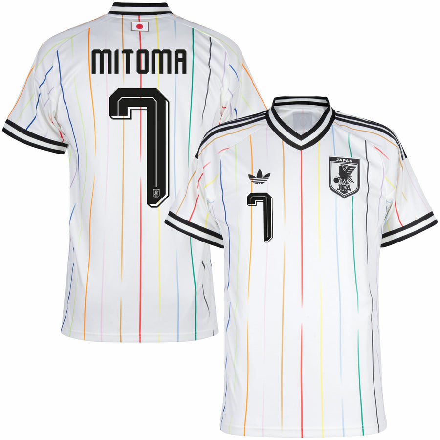 Japan Away Fan Jersey Mitoma 7 Shirt 2026-2027 (Official Printing) (Fan)