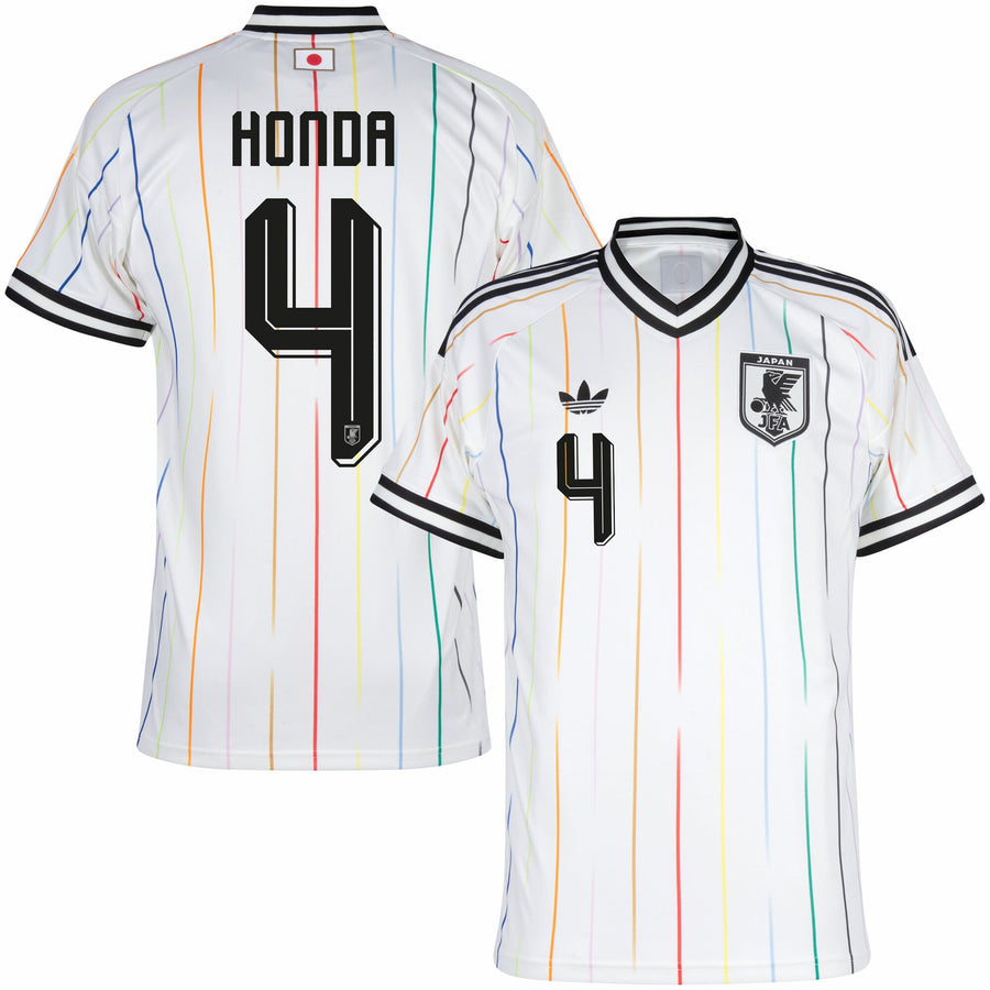 Japan Away Fan Jersey Honda 4 Shirt 2026-2027 (Official Printing) (Fan)